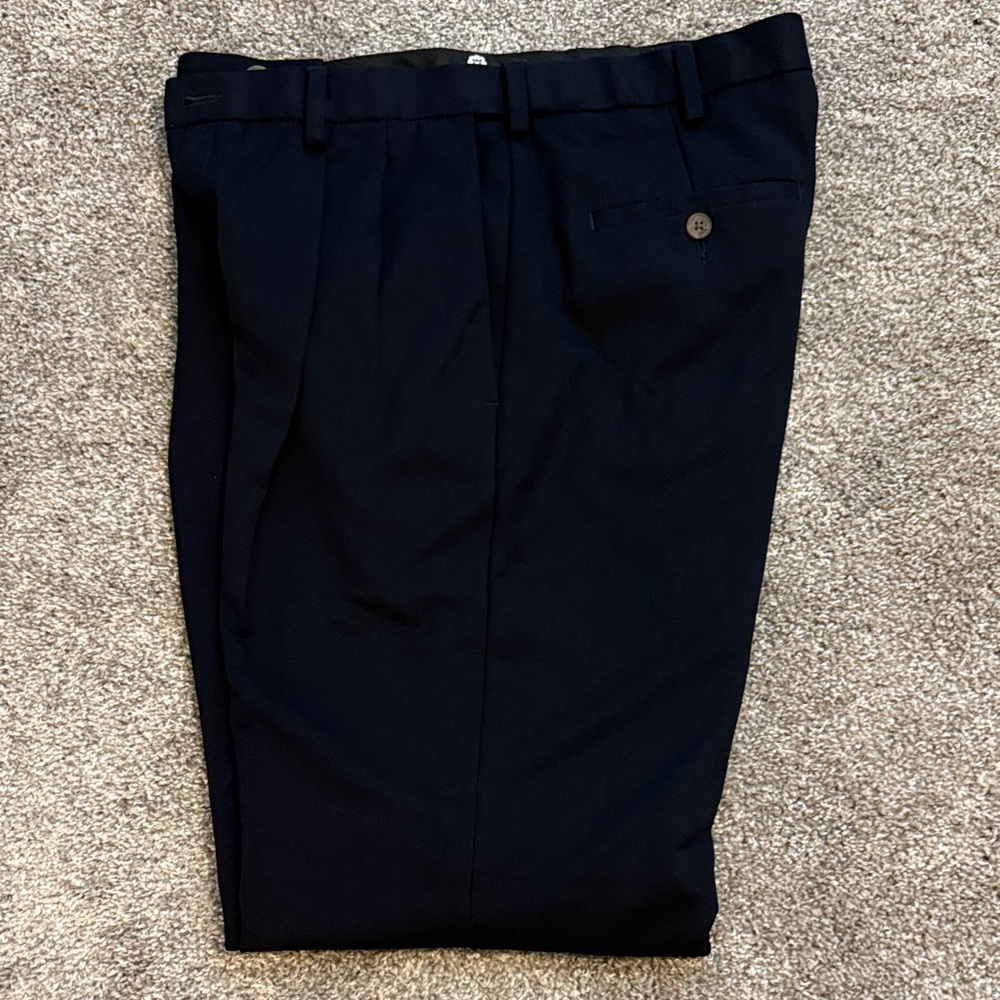 Haggar Classic Fit Cool 18 Pants - dark Navy blue